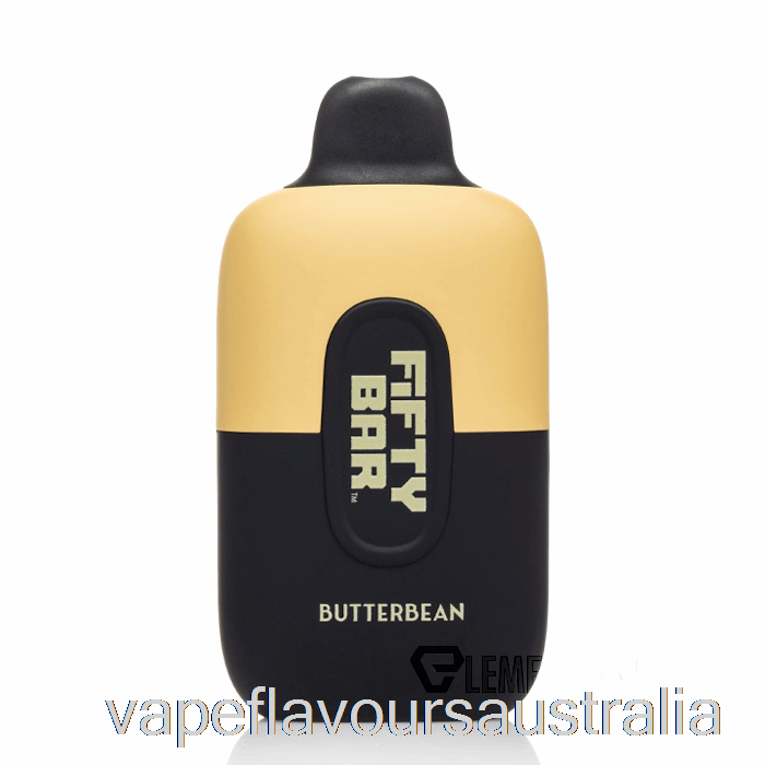 Vape Nicotine Australia Fifty Bar 6500 Disposable Butterbean